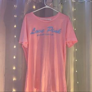 PINK oversized t